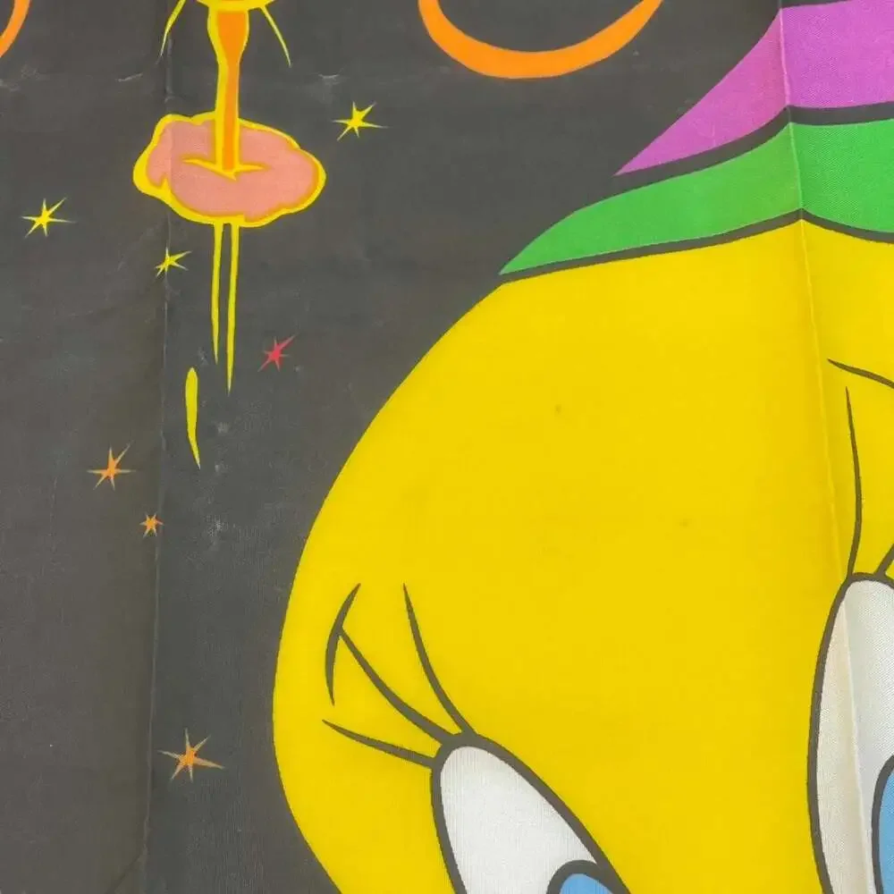 Vintage 1999 Looney Tunes Tweety Bird Celebwate Party Banner NWT